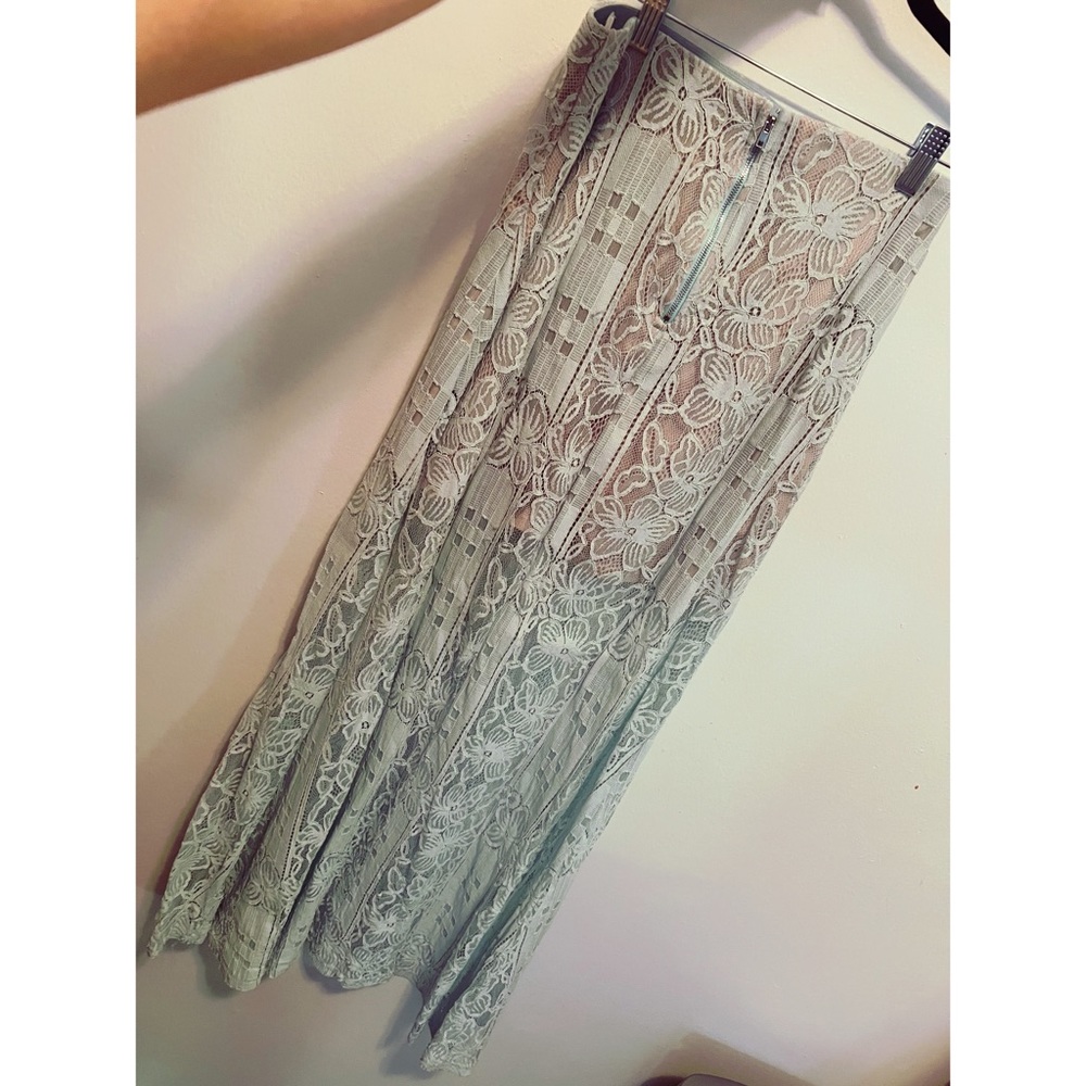 Medium Lulus Mint Two Piece Maxi - image 5